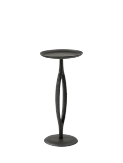 west elm Sintra Metal Drinks Table, Dark Bronze, 