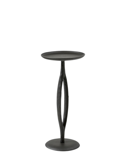 west elm Sintra Metal Drinks Table, Dark Bronze, 