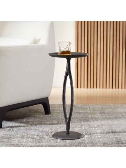 west elm Sintra Metal Drinks Table, Dark Bronze - view 2, 