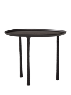 west elm Sintra Metal Side Table, 61cm, Dark Bronze, Dark Bronze