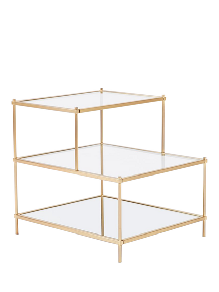 west elm Terrace Side Table, Antique Brass, 