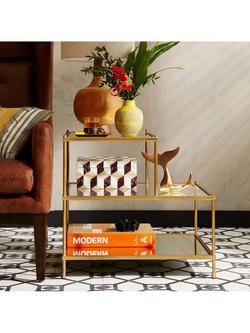 west elm Terrace Side Table, Antique Brass - view 2, 