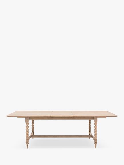Gallery Direct Bessemer Rectangular Extending Dining Table, Oak, Natural