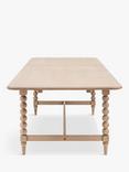 Gallery Direct Bessemer Rectangular Extending Dining Table, Oak