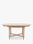 Gallery Direct Bessemer Round Extending Dining Table, Oak