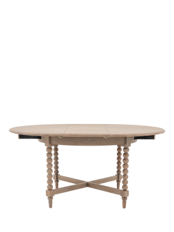 Gallery Direct Bessemer Round Extending Dining Table, Oak - view 2, Natural