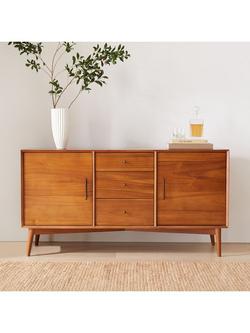 west elm Mid-Century Wood Sideboard, Acorn - view 2, 