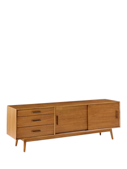 west elm Mid-Century Wood Media Unit, Acorn, 