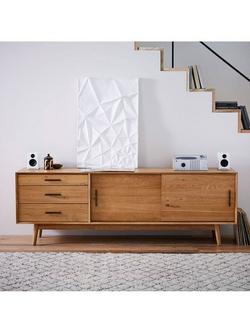 west elm Mid-Century Wood Media Unit, Acorn - view 2, 