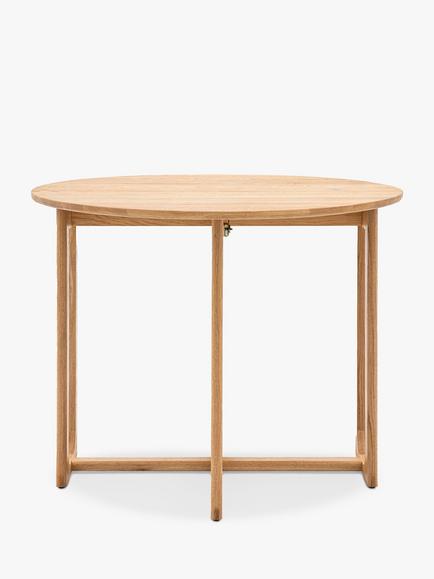 Gallery Direct Vail Folding Round Dining Table, Natural, Natural
