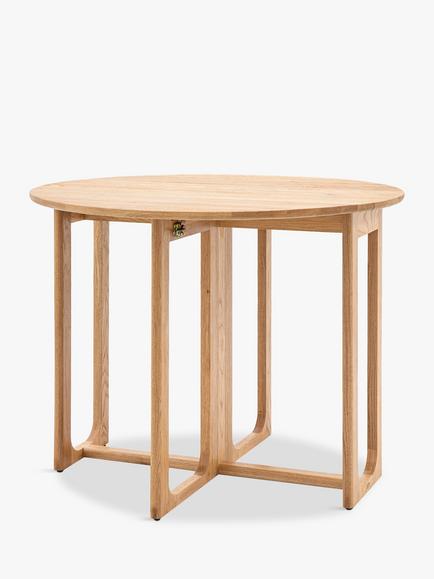 Gallery Direct Vail Folding Round Dining Table, Natural - view 2, Natural