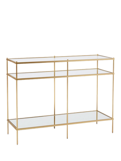 west elm Terrace Console Table, Antique Brass, 