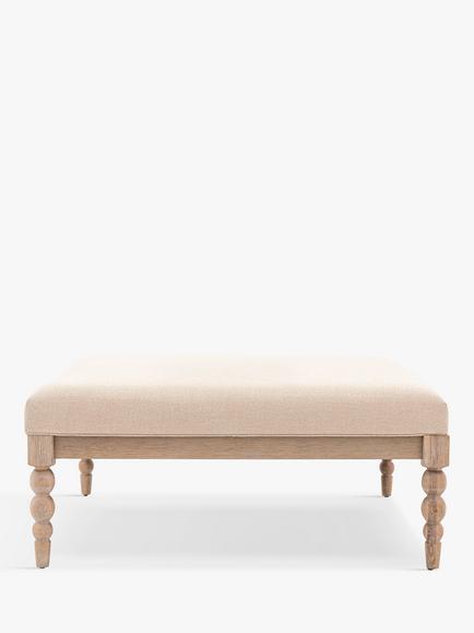 Gallery Direct Bessemer Upholstered Coffee Table, Oak, Natural