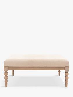 Gallery Direct Bessemer Upholstered Coffee Table, Oak - view 2, Natural