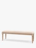 Gallery Direct Bessemer Upholstered Dining Bench, Oak