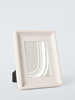 John Lewis Deep Wood-Effect Photo Frame, 5 x 7" (13 x 18cm), White, White