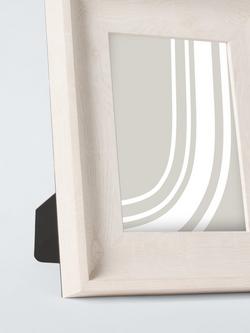 John Lewis Deep Wood-Effect Photo Frame, 5 x 7" (13 x 18cm), White - view 2, White