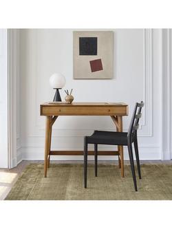 west elm Mid-Century Wood Mini Desk, Acorn - view 2, 