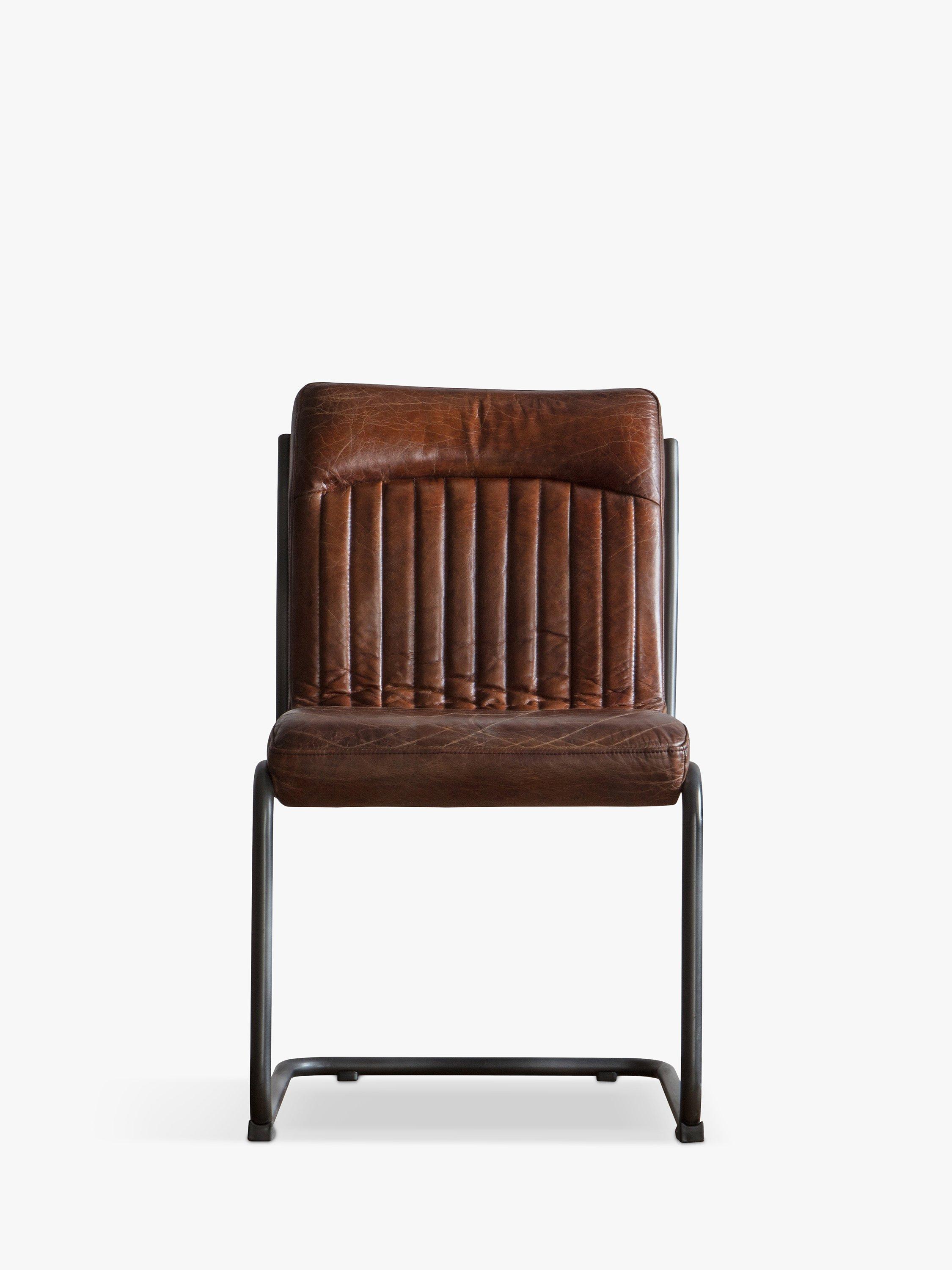 Albany Range, Gallery Direct Albany Leather Chair, Brown