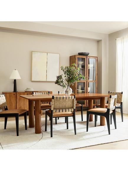 west elm Branton Extendable Dining Table, Cool Walnut - view 2, 