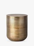 Gallery Direct Pueblo Side Table, Antique Brass