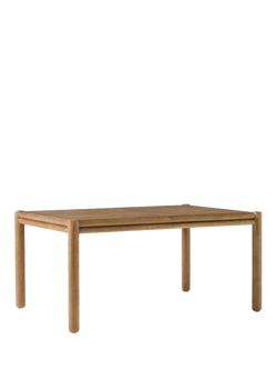 west elm Miles 6-8 Seater Extendable Wood Dining Table, Toasted Oak, 