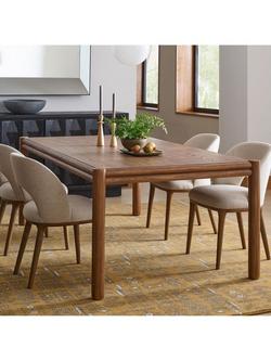 west elm Miles 6-8 Seater Extendable Wood Dining Table, Toasted Oak - view 2, 