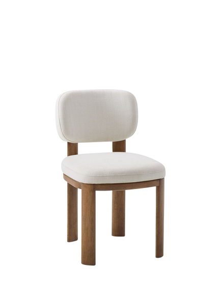 west elm Anton Dining Chair, Alabaster, Alabaster