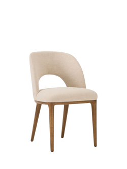 west elm Boerum Dining Chair, Sand/Burnt Wax, Sand