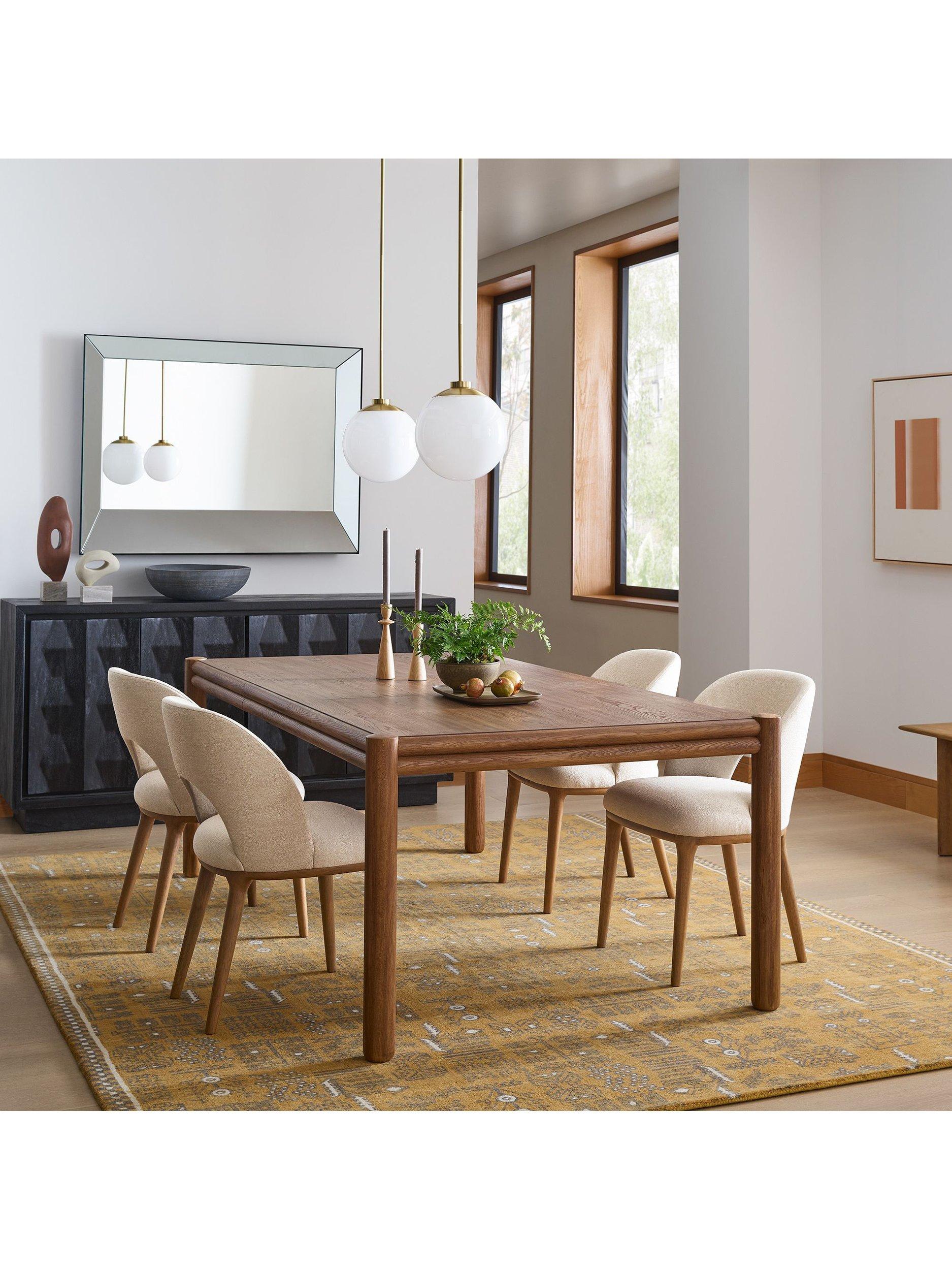 Mid Century Modern West Elm Wood Dining Chair Classic Café Dining