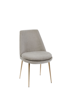 west elm Finley Dining Chair, Dune/Light Bronze, Dune
