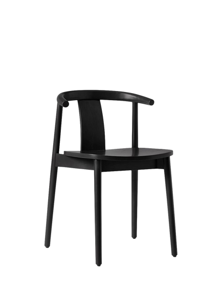 west elm Wingate Dining Chair, Black, Black