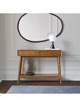 west elm Mid-Century Wood Console Table, Natural