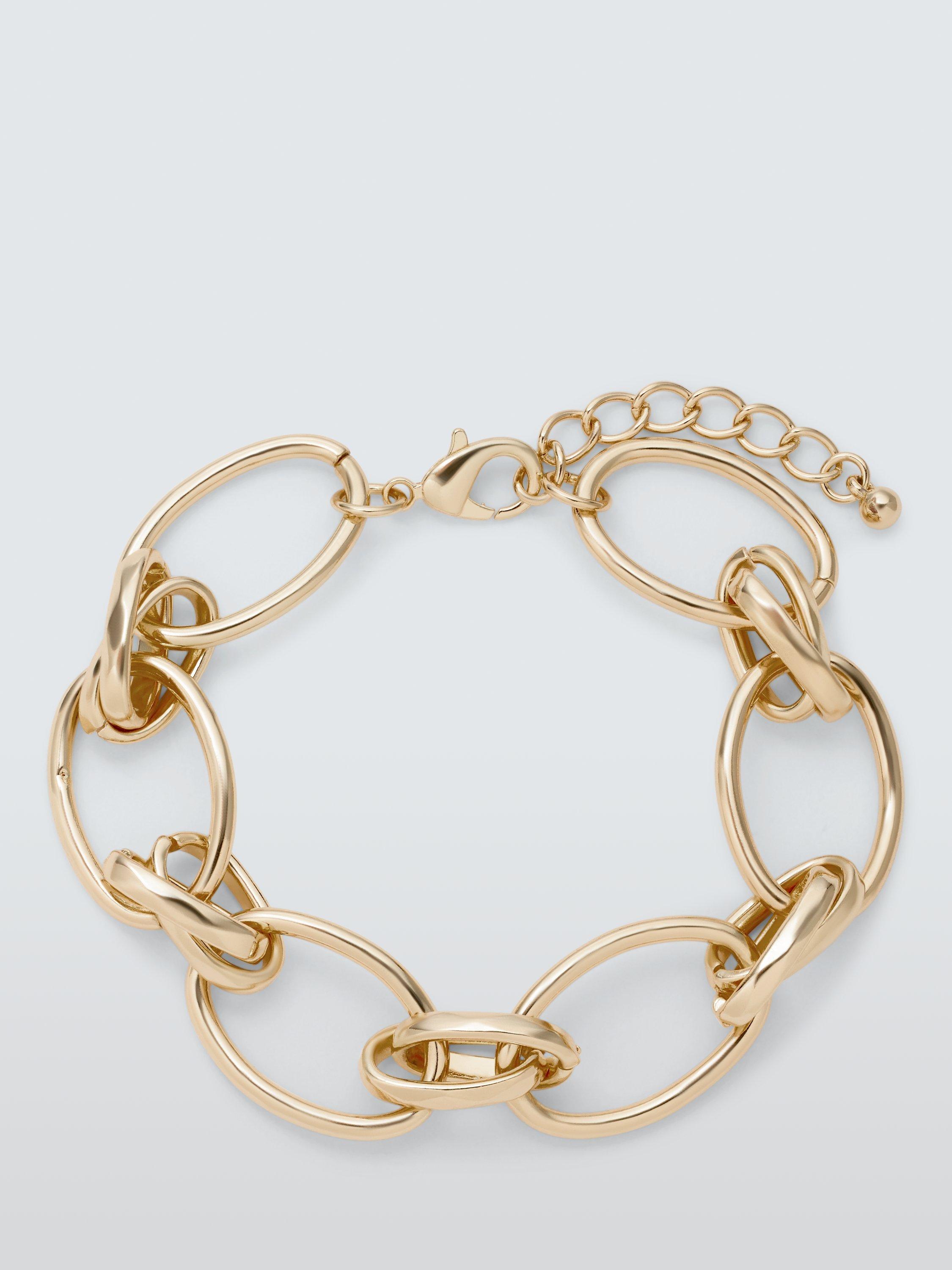 John Lewis Oval Link Chain Bracelet Gold