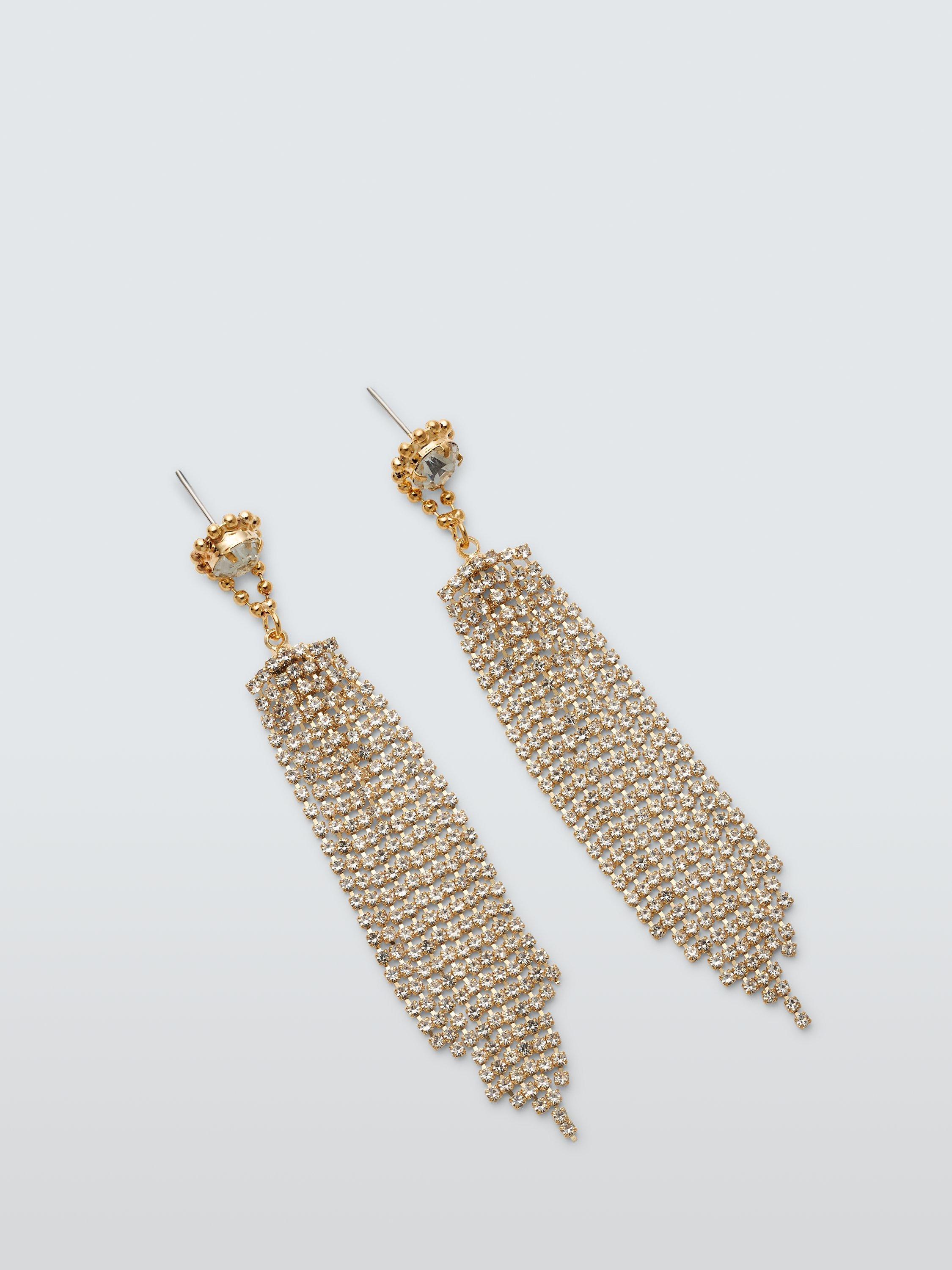 Blanca signed fall selling Diamanté glass crystal earrings