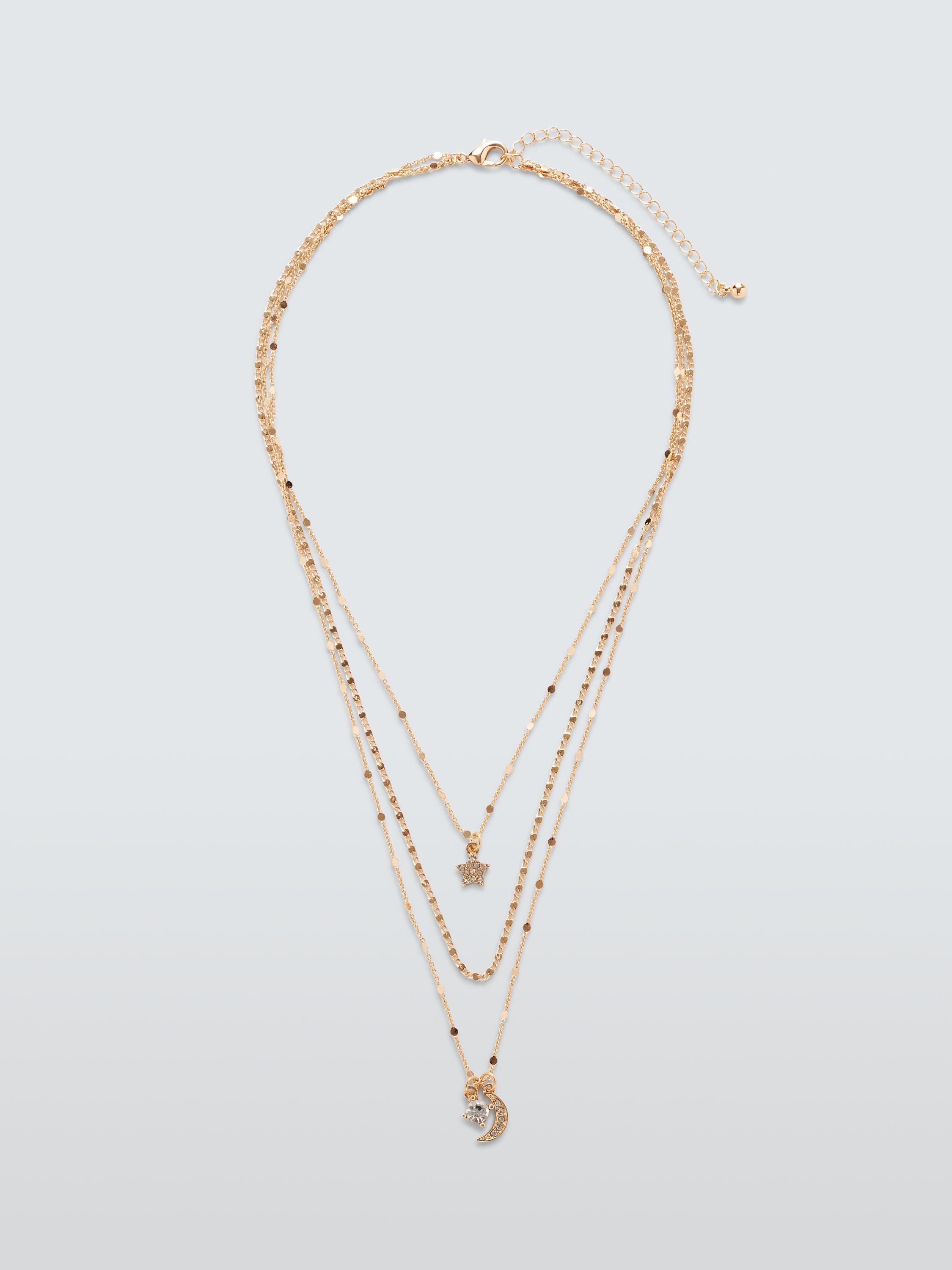 John Lewis Triple Layered Pendant Necklace