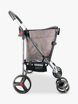 ROLSER 4B Tweed Basket Trolley - view 2, Grey