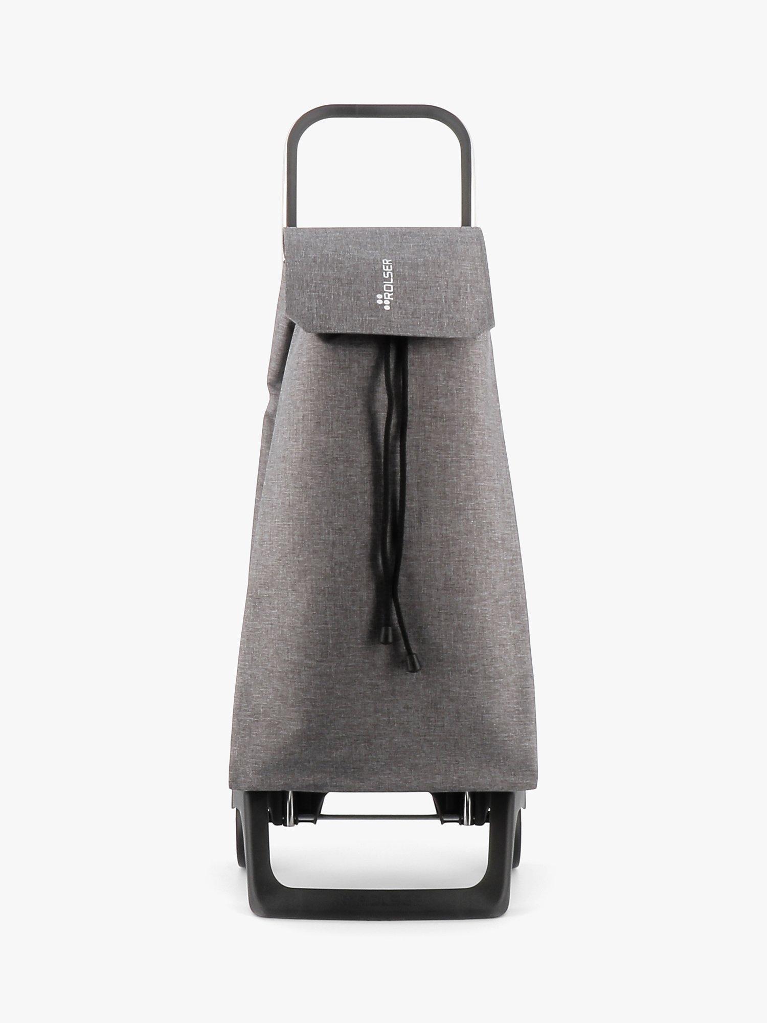 Product image 1 of 5, which shows ROLSER Jet Tweed Shopping Trolley, Grey