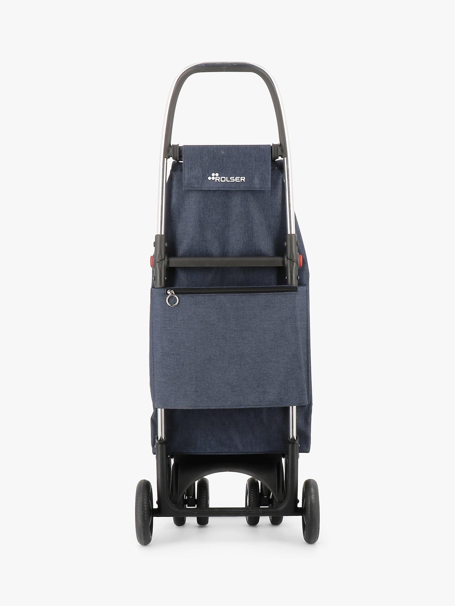 Product image 3 of 8, which shows ROLSER Max Tweed 43L Shopping Trolley, Marine