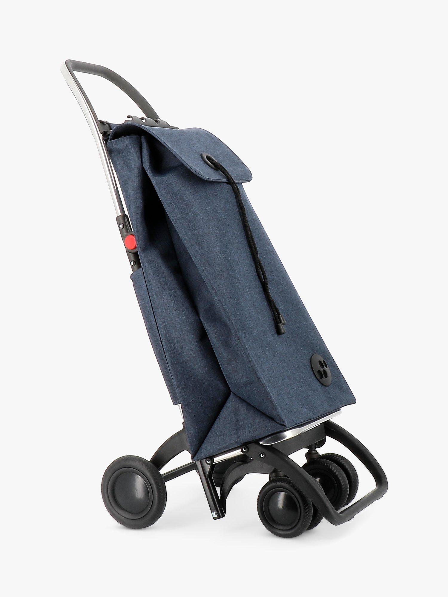 Product image 5 of 8, which shows ROLSER Max Tweed 43L Shopping Trolley, Marine