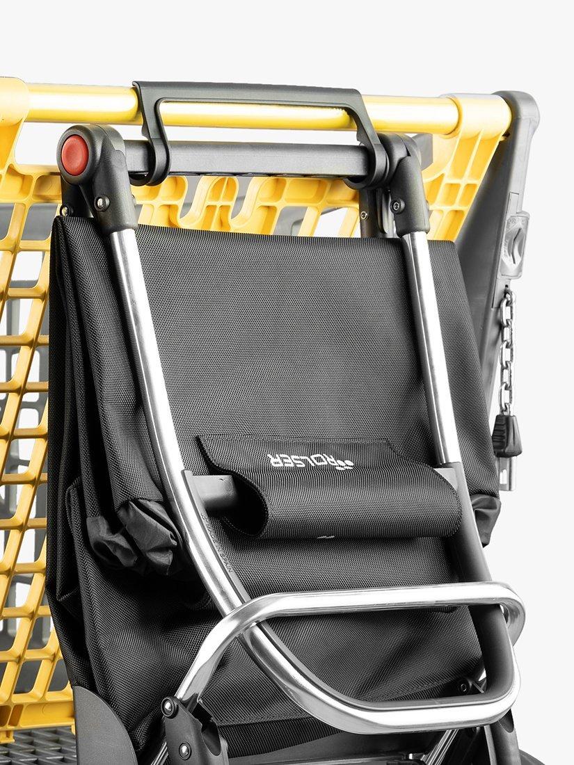 Product image 6 of 8, which shows ROLSER Max Tweed 43L Shopping Trolley, Marine