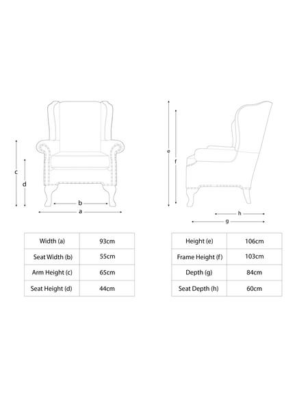 John Lewis Compton Leather Armchair, Dark Leg - view 2, Brompton Tan