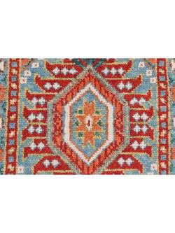 Gooch Luxury Khal Mohammadi Pure Wool Rug, Orange, L90 x W60 cm - view 2, Orange