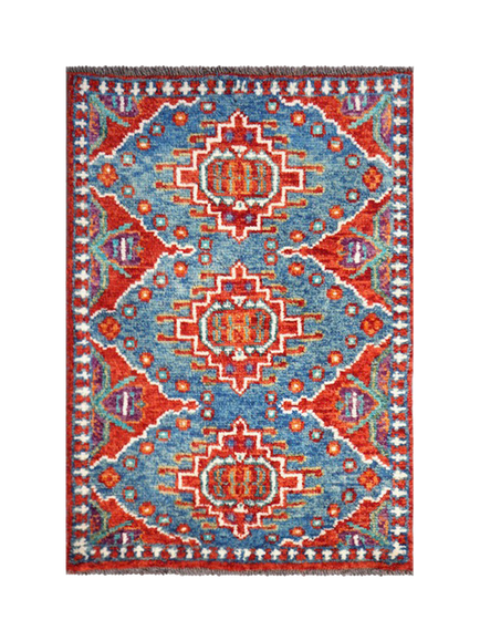 Gooch Luxury Balouch Pure Wool Rug, L90 x W60 cm, Multi, Multi