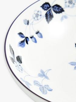 Wedgwood Wild Strawberry Bone China Cereal Bowl, 20.5cm, Inky Blue - view 2, 