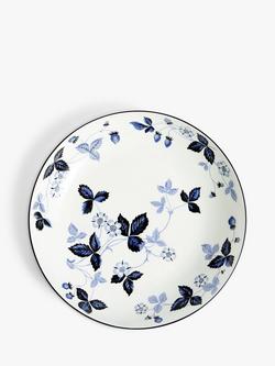 Wedgwood Wild Strawberry Bone China Pasta Bowl, 24cm, Inky Blue, 