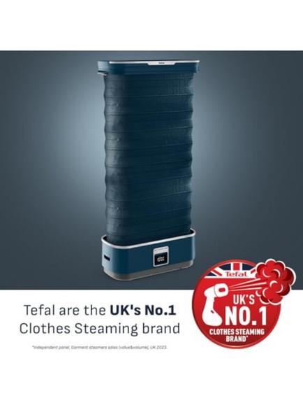 Tefal Care For You First Automatic Garment Steamer Sanitiser, Blue - view 2, Blue
