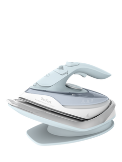 Tefal Freemove Power Cordless Steam Iron, White/Blue, White & Blue