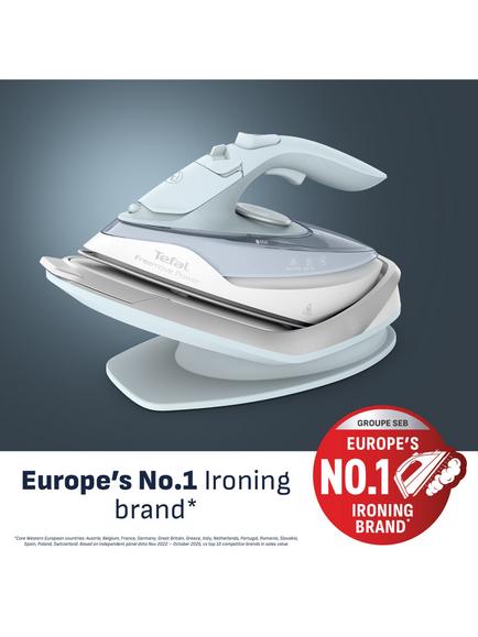 Tefal Freemove Power Cordless Steam Iron, White/Blue - view 2, White & Blue