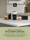 Nespresso Vertuo Barista Bundle Pop Coffee Machine by KRUPS with Milk Frother & Mugs, White